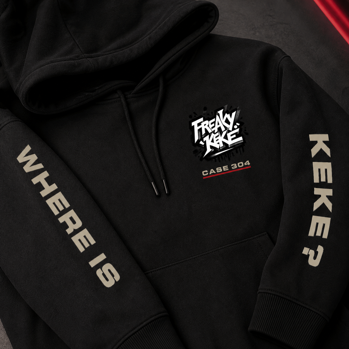 Freaky KEKE “CASE 304” Collector Hoodie