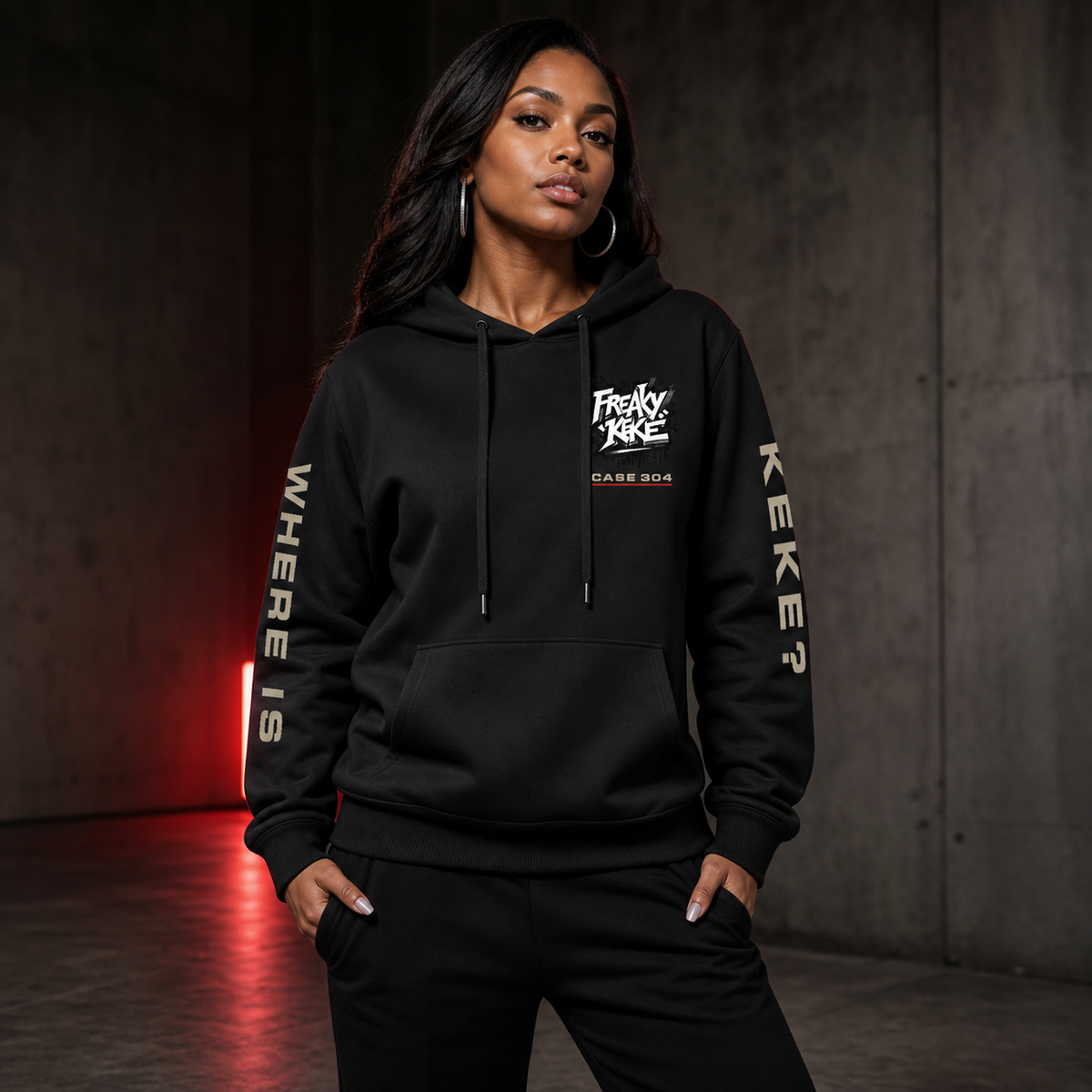 Freaky KEKE “CASE 304” Collector Hoodie