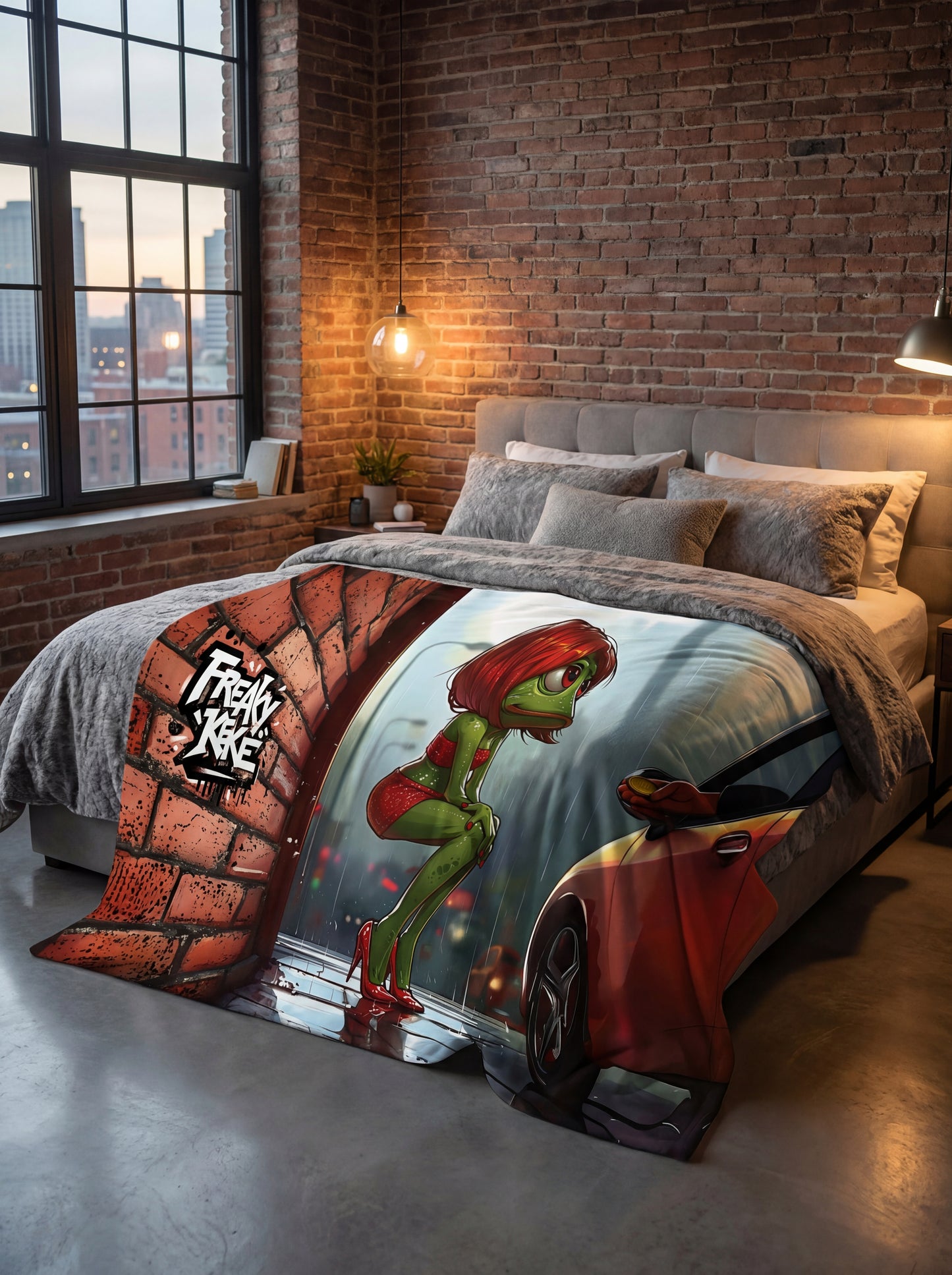 Freaky KEKE “Street Life” Collector Blanket – 70x80